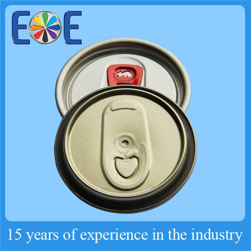 206#功能饮料罐盖：适用于各种饮料，如: 果汁，碳酸饮料，功能饮料，啤酒等。