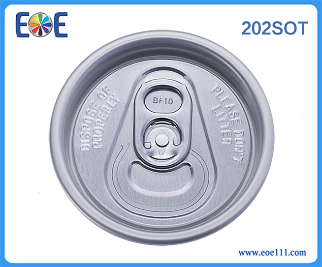 202SOT汽水盖：适用于各种饮料，如: 果汁，碳酸饮料，功能饮料，啤酒等。