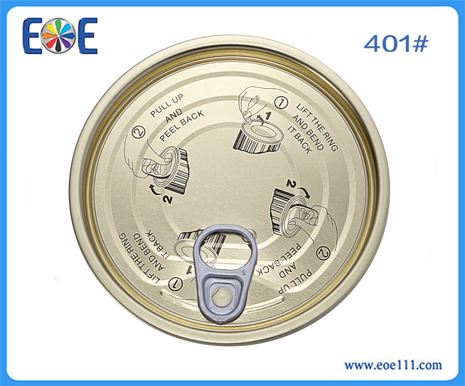 401#海鲜罐头盖：适用于各种罐装食品（如金枪鱼，番茄酱，肉，水果，蔬菜等），干货，工业润滑油，农产品等。