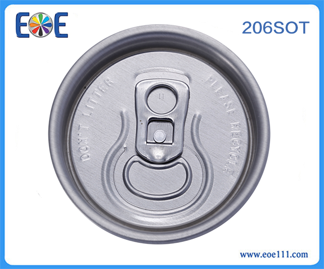 206#果汁罐易开盖：适用于各种饮料，如: 果汁，碳酸饮料，功能饮料，啤酒等。