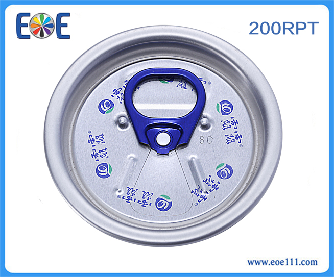 200#塑料罐果汁盖：适用于各种饮料，如: 果汁，碳酸饮料，功能饮料，啤酒等。