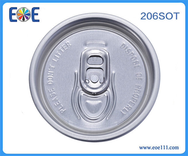206#SOT汽水易拉罐盖：适用于各种饮料，如: 果汁，碳酸饮料，功能饮料，啤酒等。