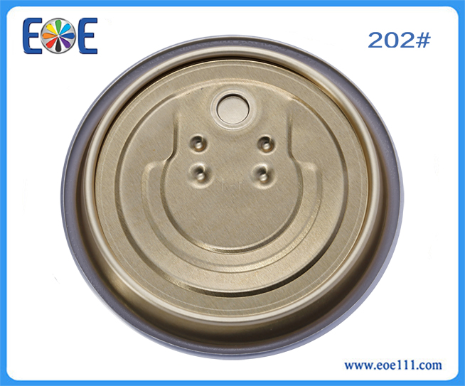 202#铝全开盖：适用于各种干货（如奶粉，咖啡粉，调味品，茶叶等）,半流动食品，农产品等包装领域。