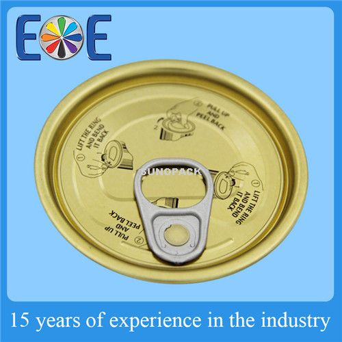 211#FA easy open lid：suitable for packing all kinds of canned foods (like tuna fish, tomato paste, meat, fruit,  vegetable,etc.), dry foods, chemical / industrial lube,farm products,etc.
