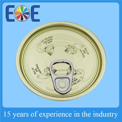 300#FA easy open lid：suitable for packing all kinds of canned foods (like tuna fish, tomato paste, meat, fruit,  vegetable,etc.), dry foods, chemical / industrial lube,farm products,etc.