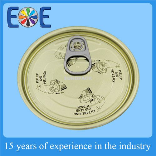 307#tinplate lids fo：suitable for packing all kinds of canned foods (like tuna fish, tomato paste, meat, fruit,  vegetable,etc.), dry foods, chemical / industrial lube,farm products,etc.